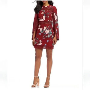 KEEPSAKE The Label Do It Right Mini Dress size M floral cutout